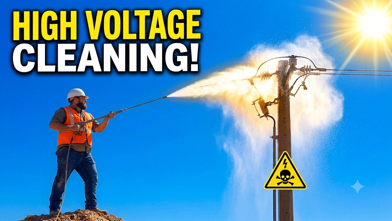High Voltage Power Cable Cleaning